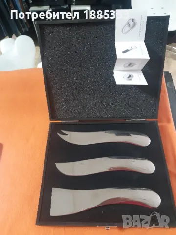 нож за сиренa  комплект WAVE, 3 br, неръждаема  стомана PhiIippi