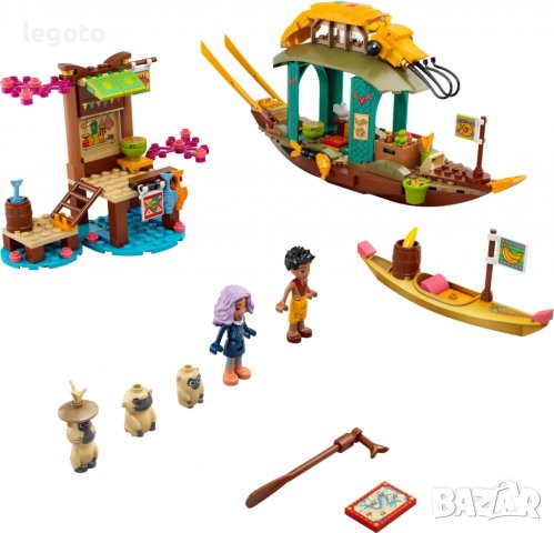 НОВО ЛЕГО 43185  Дисни -Лодката на Боун LEGO 43185 Disney Princess - Boun's Boat 43185, снимка 3 - Конструктори - 37027763