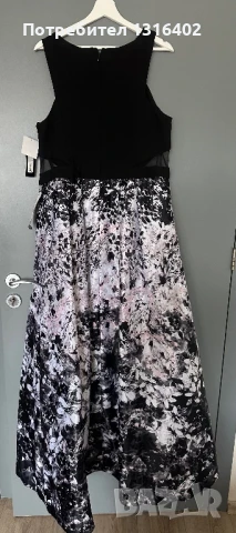 Дълга елегантна рокля размер XL, снимка 7 - Рокли - 50525772