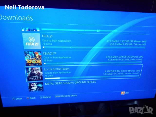 PS4 slim 1TB  с над 100 хитови игри , снимка 5 - PlayStation конзоли - 31065191