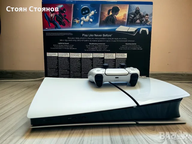 Продавам Playstation 5 Slim Digital Edition - пълен комплект, снимка 4 - PlayStation конзоли - 56339734