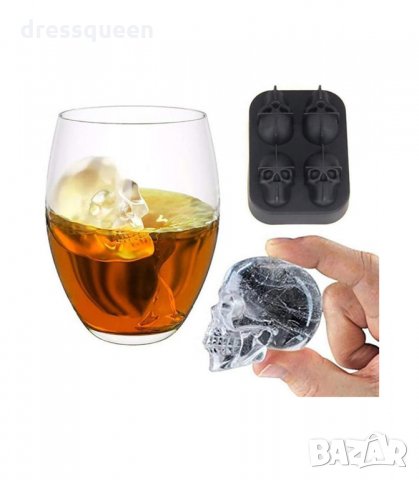 2954 Лед с форма на черепи, снимка 8 - Форми - 34265013