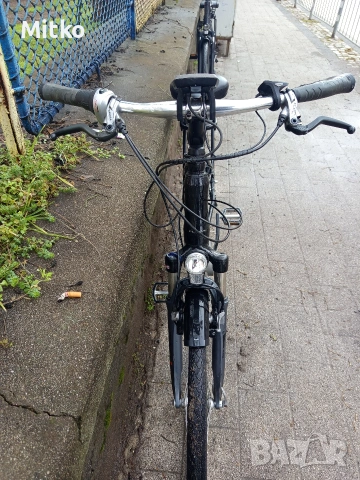 28 цола електрически алуминиев велосипед с 7 скорости усилени капли амортисьори предни като нов , снимка 17 - Велосипеди - 53373018