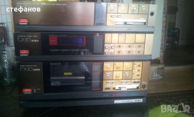 Музикална система грамофон AIWA LX-70, усилвател AIWA MX-70, тунер AIWA TX-70,дек AIWA FX-70, снимка 4 - Аудиосистеми - 33907039