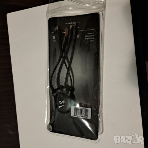 Универсален USB захранващ  кабел 4 в 1 във формата на октопод за смартфони,таблети, снимка 3 - USB кабели - 44733031