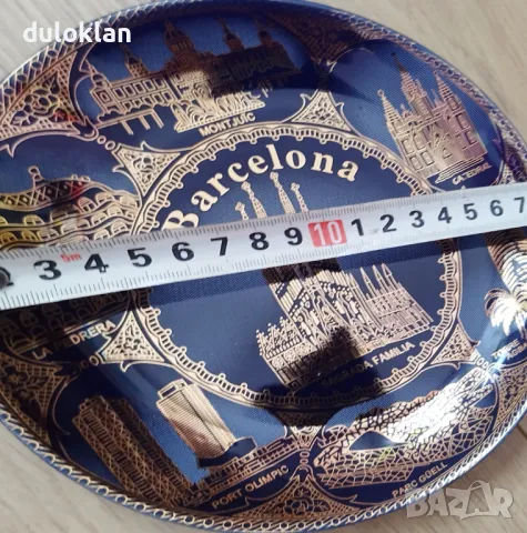 Красива чиния от Барселона-Испания., снимка 2 - Други - 49220298