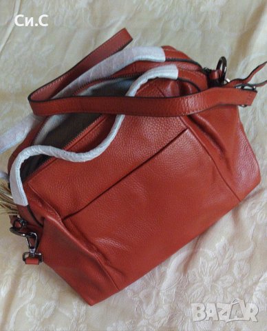 НОВА! 💯 Елегантна чанта естествена кожа
