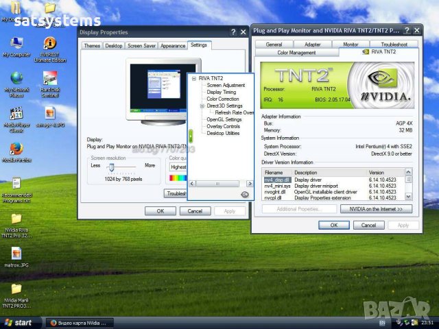 Видео карта NVidia Riva TNT2 Pro Colorful 32MB AGP, снимка 14 - Видеокарти - 44253047