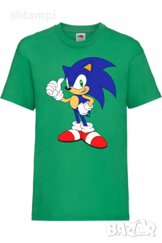 Детска тениска Sonic 005,Соник,Игра,Изненада,Подарък,Празник,Повод, снимка 5 - Детски тениски и потници - 37435298