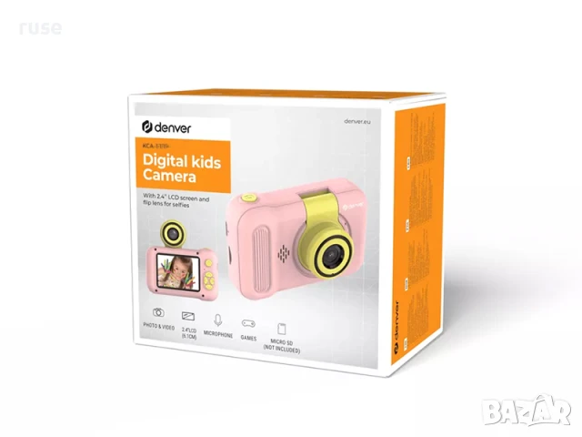 НОВИ! Детски цифров фотоапарат DENVER, снимка 6 - Фотоапарати - 51353512