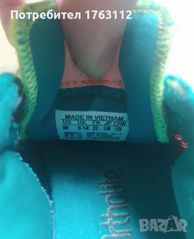 Adidas детски маратонки, 22 номер, обувани веднъж, снимка 7 - Детски маратонки - 49342359