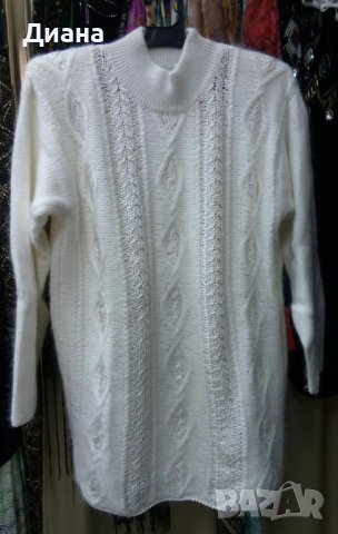 Дамски пуловери от естествени материи- по цени на едро и дребно, снимка 18 - Блузи с дълъг ръкав и пуловери - 20453858