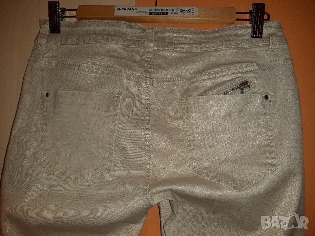 Панталони на PROMOD размер 38 с лъскави нишки, снимка 4 - Панталони - 30531272