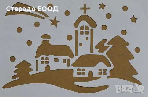 Коледни шаблони, снимка 2 - Декорация за дома - 47840700