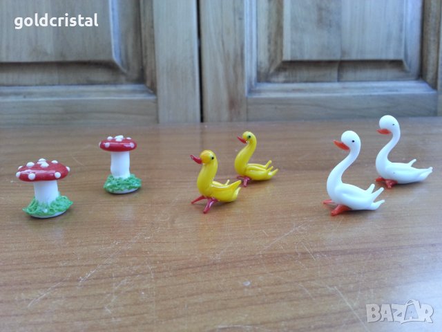 Стари стъклени фигурки  миниатюри