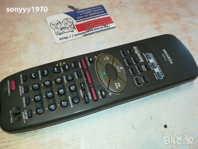 TOSHIBA VT-858G VTR/TV REMOTE CONTROL-ВНОС SWISS 0702241121