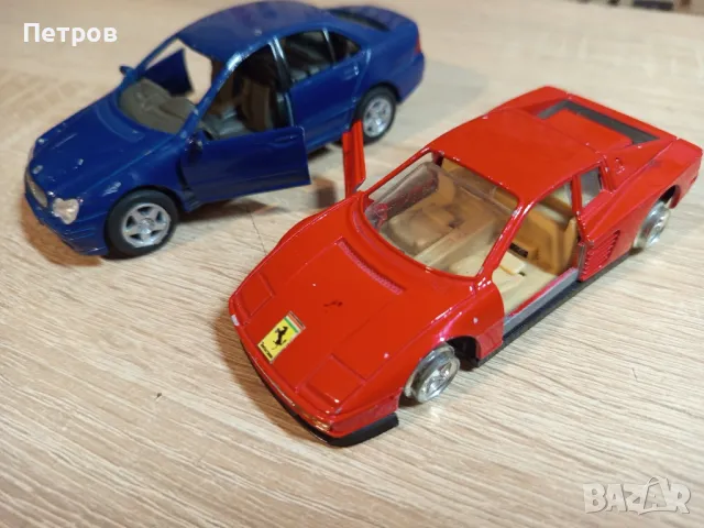 Колички "Mercedes" C-Class и "Ferrari" testarosa, снимка 4 - Коли, камиони, мотори, писти - 47917582
