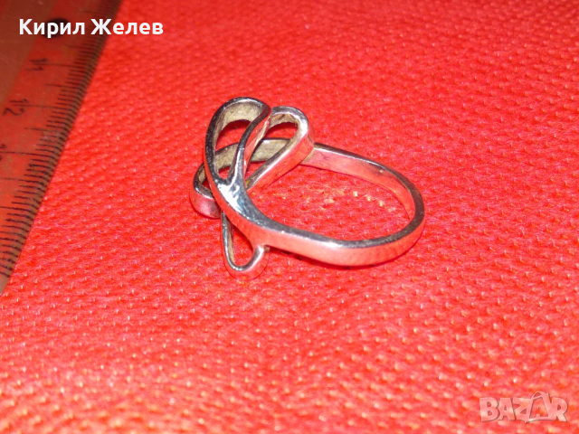 СТИЛЕН АЖУРЕН АРТ СРЕБЪРЕН ПРЪСТЕН СРЕБРО 925 РЪЧНА БИЖУТЕРСКА ИЗРАБОТКА 43181, снимка 10 - Пръстени - 44610425