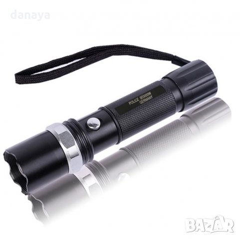 1890 Акумулаторен LED фенер POLICE 900000W, снимка 2 - Къмпинг осветление - 31343260