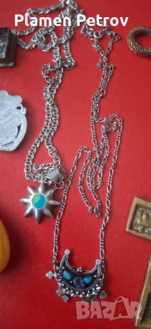 стар бронзов кръст, просфора и др църковни предмети , снимка 15 - Антикварни и старинни предмети - 43145485