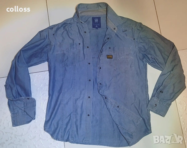 G-STAR RAW - оригинална риза "L", снимка 6 - Ризи - 54139495