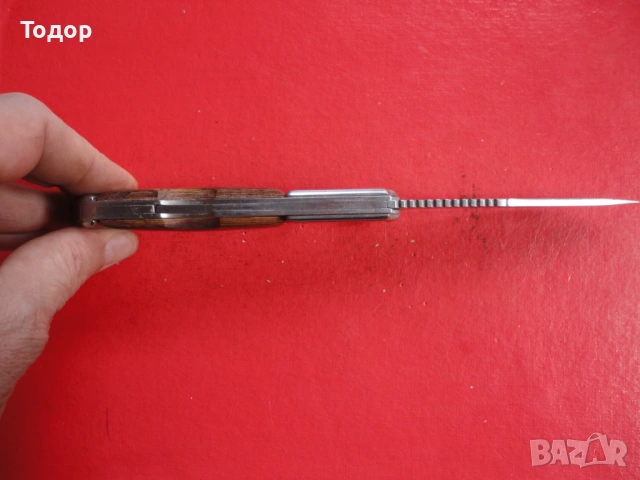 Страхотен полуавтоматичен джобен нож 3, снимка 6 - Ножове - 54086326