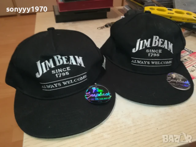 JIM BEAM X2 ШАПКИ ЗА 125ЛВ 0607250709, снимка 9 - Шапки - 50922702