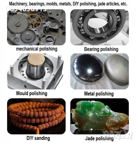 2бр накрайници за бормашина, заточване, заглаждане, фино шлайфане, Абразивни борчета, снимка 7 - Други инструменти - 37285490