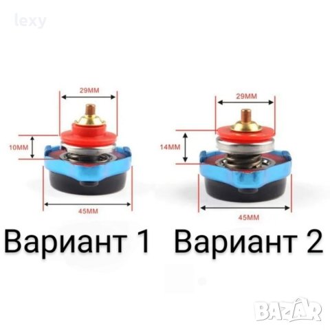 Тунинг Капачка за радиатор с термометър за мотор, атв, ендуро, крос, пистов, снимка 2 - Части - 40847523