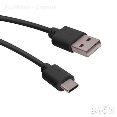 Кабел USB - USB-C, Forever 1м 2A в кутия, Черен 