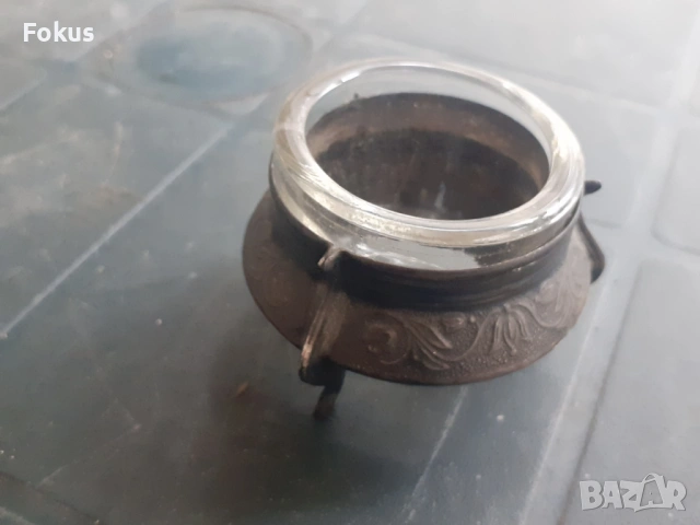 Стар руски хайверник дебело посребрен и маркиран