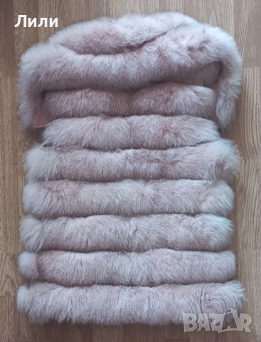 Дамски елек от естествена кожа и косъм, снимка 3 - Елеци - 42200228