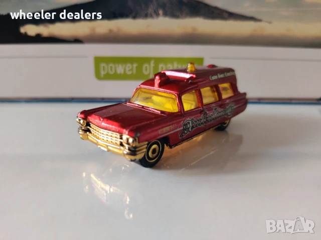 Метална количка Matchbox Мачбокс 1963 Cadillac Ambulance