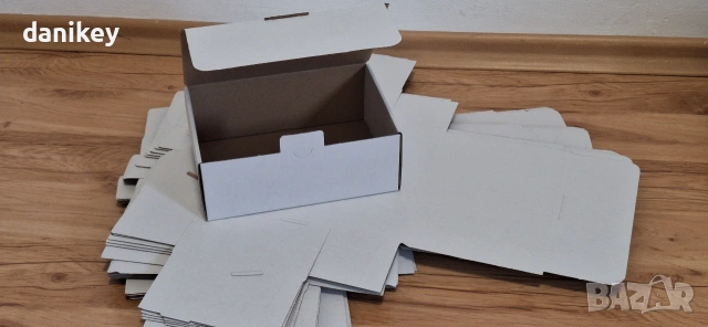 Бели картонени кутии 21х14х8см. , снимка 5 - Декорация за дома - 53910280