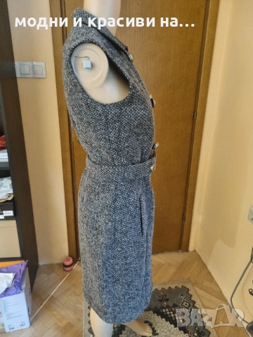 Рокля тип тренч Mango(размер М), снимка 5 - Рокли - 52405398