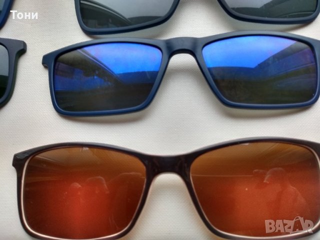 Магнитен клипс / слюда за очила с диоптър / диоптрични рамки, снимка 4 - Слънчеви и диоптрични очила - 31855531