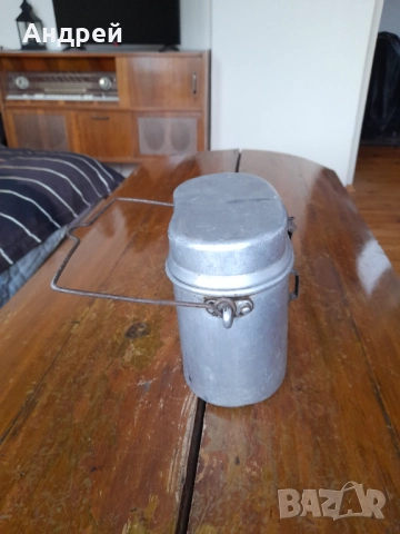 Стара войнишка кутия за храна, снимка 2 - Антикварни и старинни предмети - 52297352