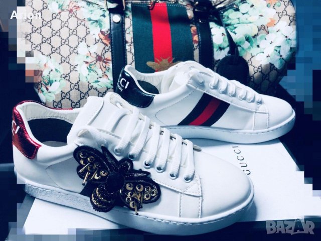 Дамски модерни маратонки Gucci ПРОМОЦИЯ, снимка 7 - Маратонки - 29620812