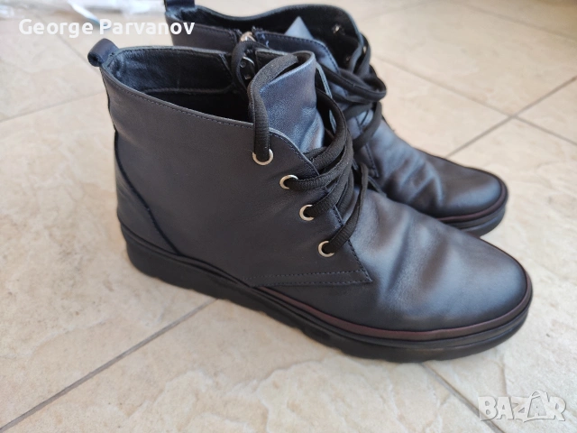 Дамски/Женски КОЖЕНИ обувки 37 номер ( естествена кожа ) перфектни, снимка 2 - Дамски боти - 53135415