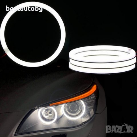LED SMD Ангелски очи "STRONG POWER" за BMW E60 / BMW E61 (2003-2007), снимка 1 - Аксесоари и консумативи - 38113160