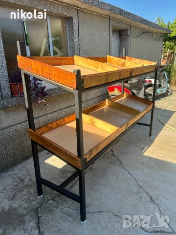 Стелаж за плодове и зеленчуци , снимка 5 - Стелажи и щандове - 50805835