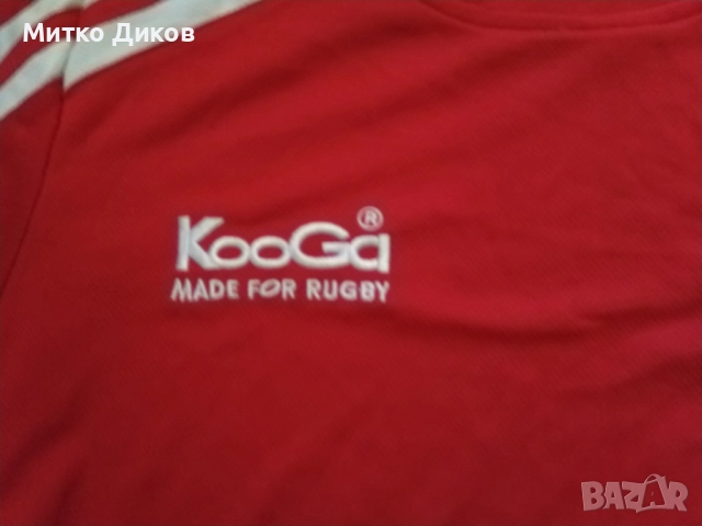 Plimouth Albion RFC KooGa Made For Rugby ръгби тениска маркова размер реален С, снимка 4 - Други спортове - 51832366