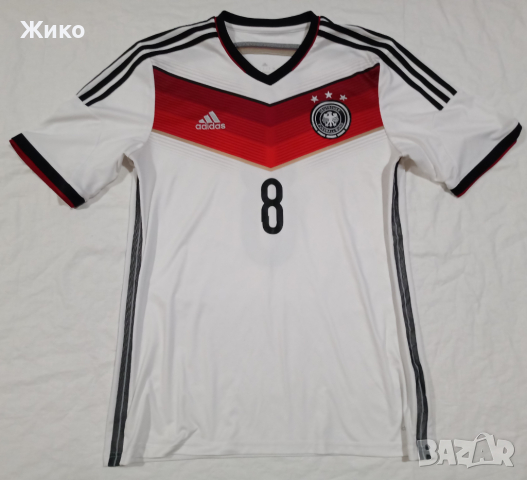 Германия Световно 2014 оригинална футболна тениска ADIDAS фланелка футбол номер 8 MESUT OZIL, снимка 1 - Футбол - 44807505