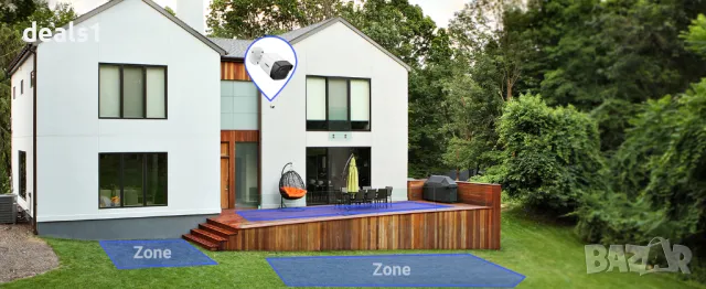 ANNKE C500 Bullet 2.8мм 3K Външна PoE Охранителна IP камера EXIR 2.0 Нощно виждане Вграден микрофон , снимка 4 - IP камери - 48799827