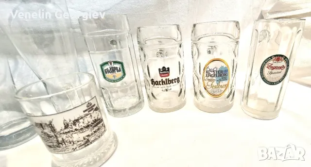 Различни чаши за бира 0,2мл, 0,4мл, 0,5мл., снимка 2 - Чаши - 45202497