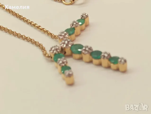 Руско злато. Колие, снимка 6 - Колиета, медальони, синджири - 56438434