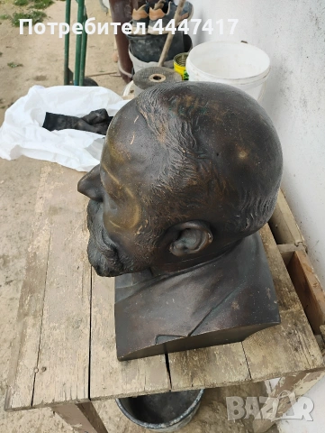 Бюст на Бенджамин Харис 23 президент на САЩ, снимка 3 - Антикварни и старинни предмети - 53896570