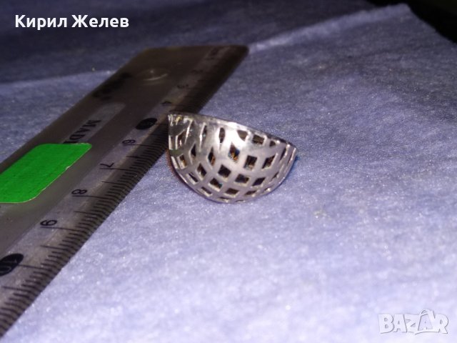 ПОСРЕБРЕНА АЖУРНА АРТ АПЛИКАЦИЯ - БЛАГОРОДНА НЕРЪЖДАЕМА СТОМАНА 25766, снимка 5 - Други - 39305828