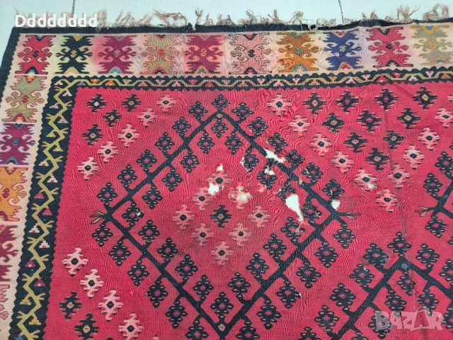 Стар Пиротски килим , снимка 6 - Колекции - 52225381