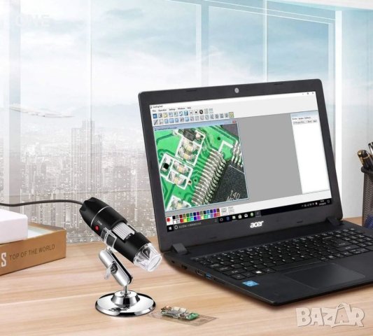 Дигитален USB микроскоп за наблюдение през компютър, снимка 3 - Друга електроника - 42228485